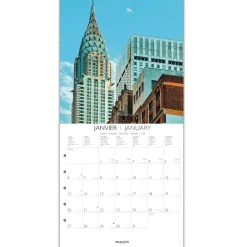 Calendriers|Agendas*Draeger Paris Grand Calendrier Mural 29x29 cm 2025 - New York