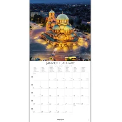 Calendriers|Agendas*Draeger Paris Grand Calendrier Mural 29x29 cm 2025 - Europe