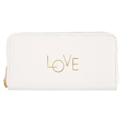 Portefeuilles*Draeger Paris Grand portefeuille femme - Love - blanc