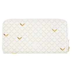 Portefeuilles*Draeger Paris Grand portefeuille femme - blanc et doré