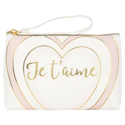 Pochettes & Trousses|Pochettes & Miroirs*Draeger Paris Grande pochette Je t'aime