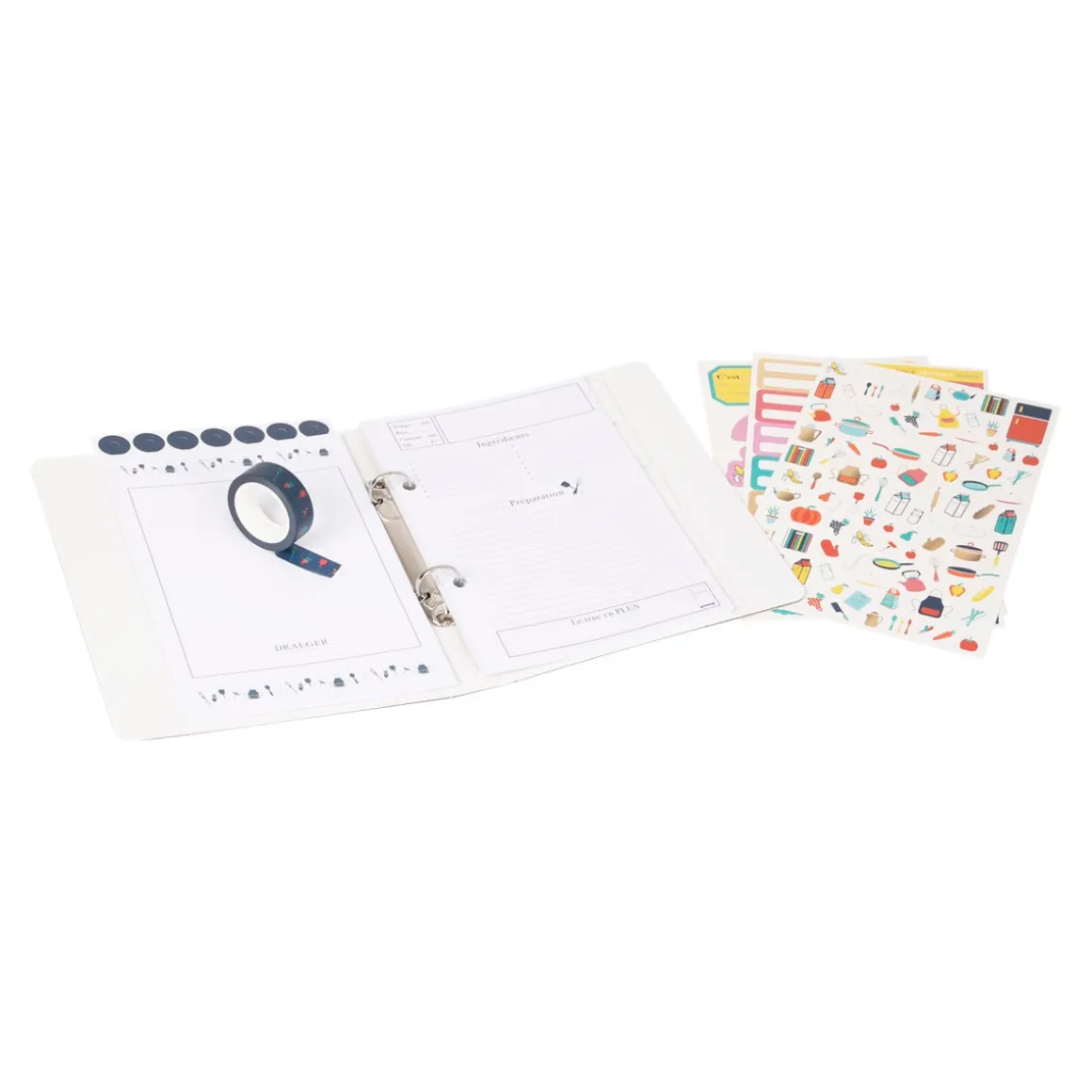 Organiseurs*Draeger Paris Kit classeur de recettes