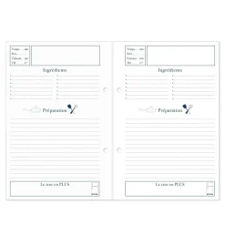 Organiseurs*Draeger Paris Kit classeur de recettes
