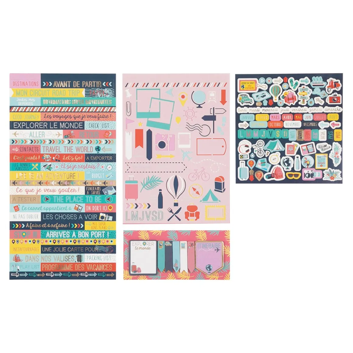 Stickers Muraux|Kit Démarrage*Draeger Paris Kit de décoration Bullet journal Voyages