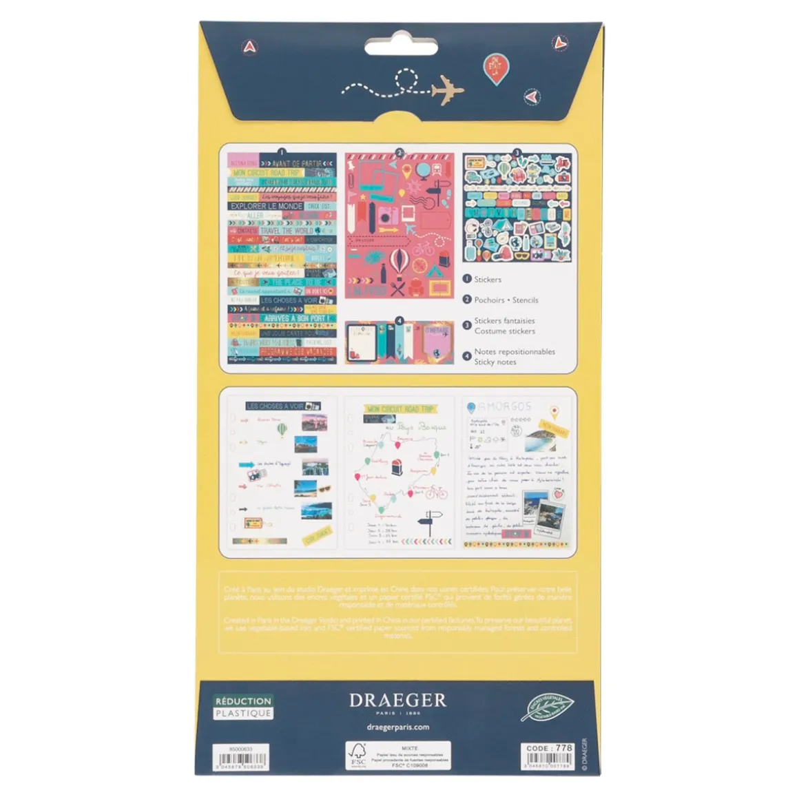 Stickers Muraux|Kit Démarrage*Draeger Paris Kit de décoration Bullet journal Voyages