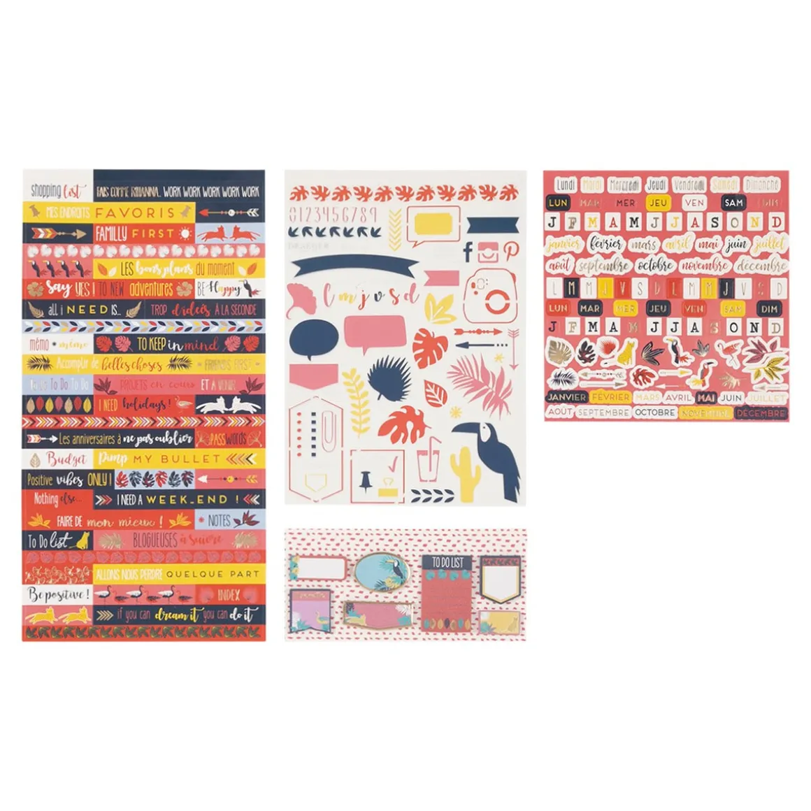 Stickers Muraux|Kit Démarrage*Draeger Paris Kit de décoration Bullet journal Jungle