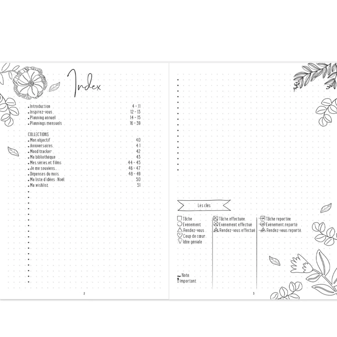 Bullet Journal|Carnets & Blocs-notes*Draeger Paris Kit de démarrage Bullet journal