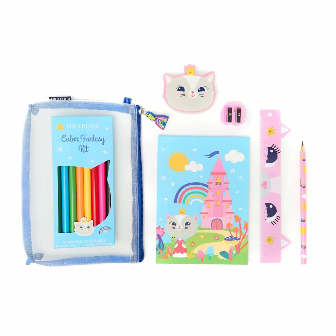 Fournitures Scolaires|Boites A Goûter*Draeger Paris Kit Papeterie Enfants Rentrée Scolaire