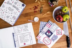 Organiseurs*Draeger Paris Kit papeterie Ma boîte à recettes Frenchy