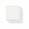 Papier Unitaire*Draeger Paris Lot de 5 Feuilles de Papier Scrapbooking Moucheté - Blanc Uni
