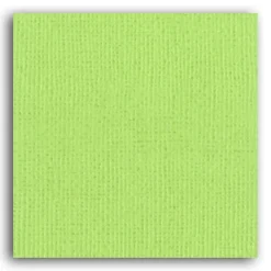 Papier Unitaire*Draeger Paris Lot de 5 Feuilles de Papier Scrapbooking Moucheté - Vert Anis