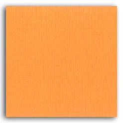 Papier Unitaire*Draeger Paris Lot de 5 Feuilles de Papier Scrapbooking Moucheté - Orange