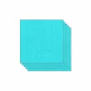 Papier Unitaire*Draeger Paris Lot de 5 Feuilles de Papier Scrapbooking Moucheté - Bleu piscine