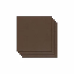 Papier Unitaire*Draeger Paris Lot de 5 Feuilles de Papier Scrapbooking Moucheté - Chocolat