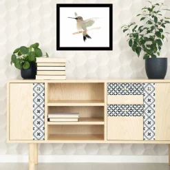 Stickers De Carrelage|Stickers & Embellissements*Draeger Paris Lot de 5 Stickers Carrelage 15x15 cm Etoile Grise