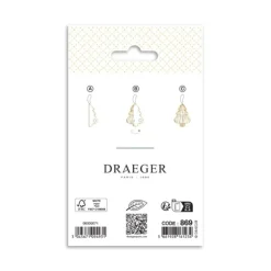 Décorations De Table*Draeger Paris Lot de Décoration de Fête boules en papier à suspendre - Spécial Réveillon