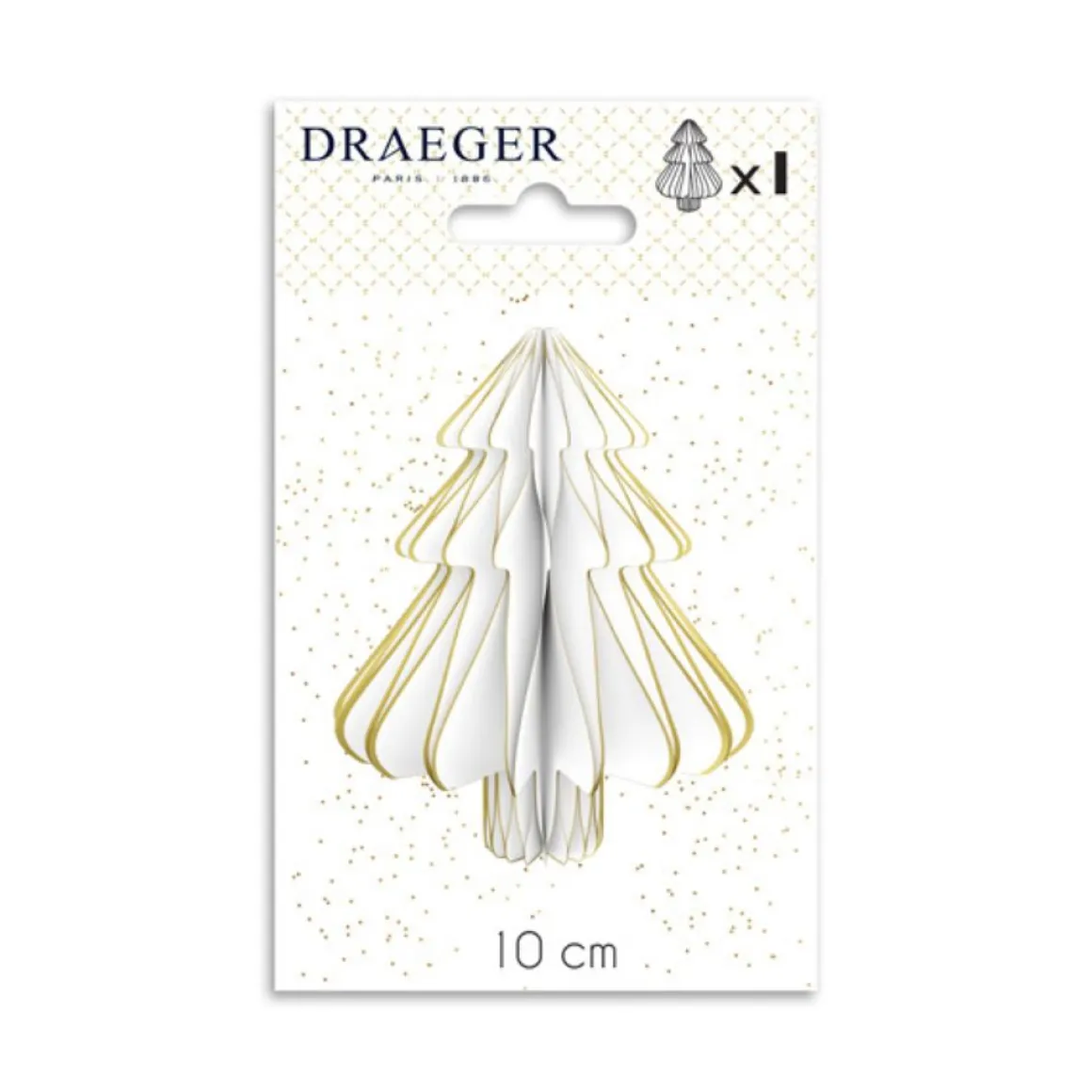 Décorations De Table*Draeger Paris Lot de Décoration de Fête boules en papier à suspendre - Spécial Réveillon