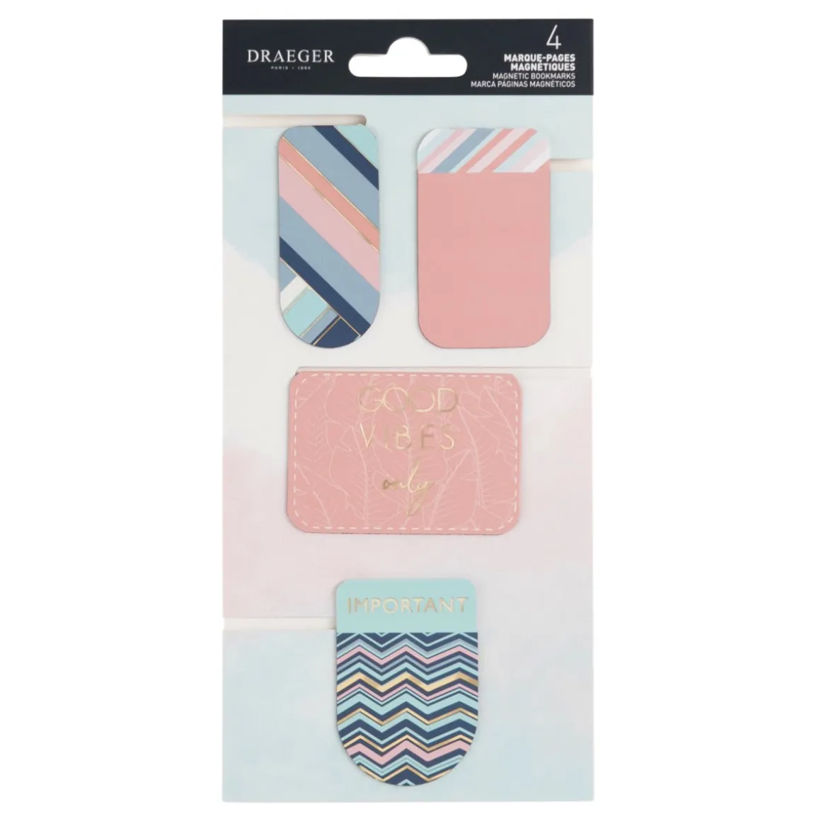 Organiseurs*Draeger Paris Marque-pages magnétiques - pastel