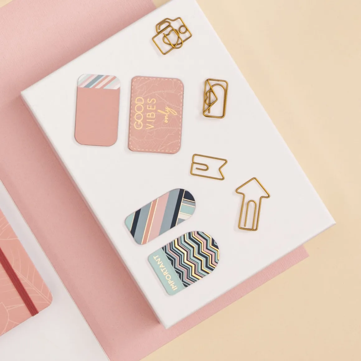 Organiseurs*Draeger Paris Marque-pages magnétiques - pastel