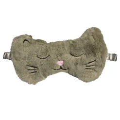 Accessoires Cocooning*Draeger Paris Masque de nuit Chat gris
