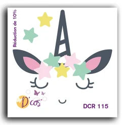 Accessoires & Outils De Diy*Draeger Paris Matrice de découpe - D'co - Licorne