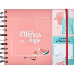 Organiseurs*Draeger Paris Menu planner Mes menus ont du style