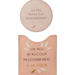 Pochettes & Trousses|Pochettes & Miroirs*Draeger Paris Miroir de Poche - Un Peu Beaucoup Passionnément A La Folie