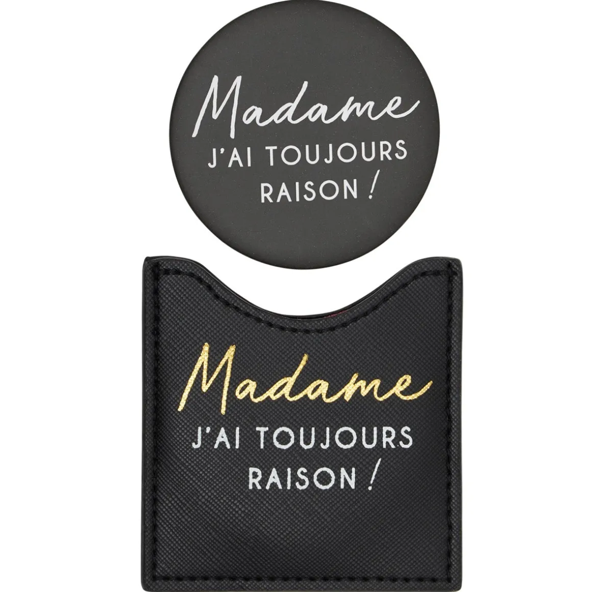 Pochettes & Trousses|Pochettes & Miroirs*Draeger Paris Miroir Madame j'ai toujours raison