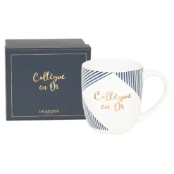 Mugs Personnalisés*Draeger Paris Mug Cadeau - Collègue en Or