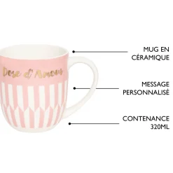Mugs Personnalisés*Draeger Paris Mug cadeau - Dose d'amour