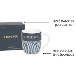 Mugs Personnalisés*Draeger Paris Mug cadeau - I love you
