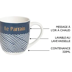 Mugs Personnalisés*Draeger Paris Mug cadeau - Le Parrain