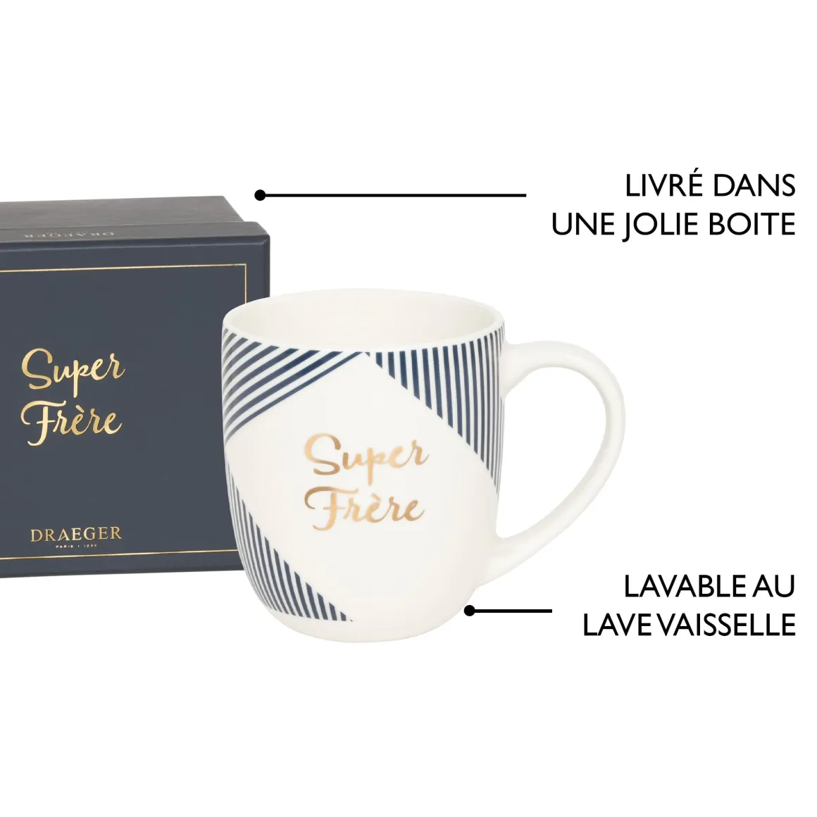 Mugs Personnalisés*Draeger Paris Mug cadeau - Super Frère