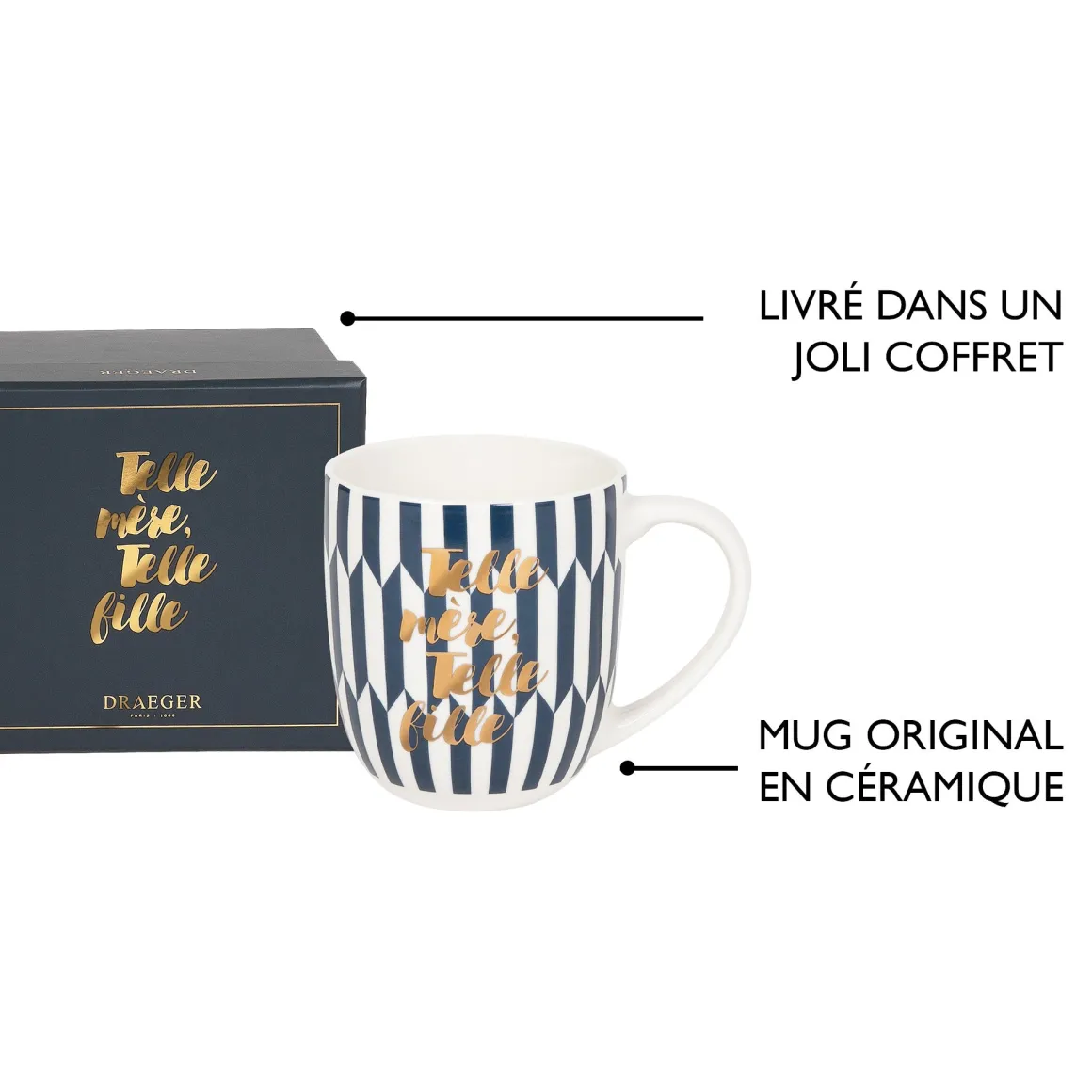 Mugs Personnalisés*Draeger Paris Mug cadeau - Telle mère, telle fille