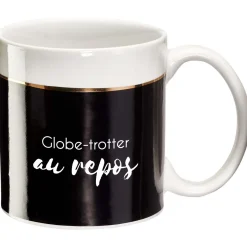 Mugs Personnalisés*Draeger Paris Mug cadeau Globe trotteur au repos
