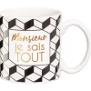 Mugs Personnalisés*Draeger Paris Mug cadeau Monsieur Je Sais Tout