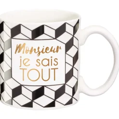 Mugs Personnalisés*Draeger Paris Mug cadeau Monsieur Je Sais Tout