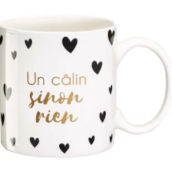 Mugs Personnalisés*Draeger Paris Mug cadeau Un câlin sinon rien