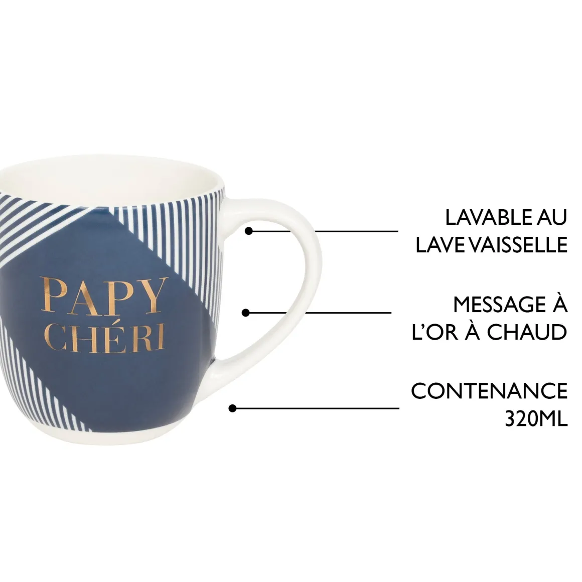 Mugs Personnalisés*Draeger Paris Mug En Céramique Avec Coffret Cadeau - Thème Famille