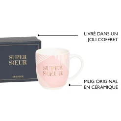 Mugs Personnalisés*Draeger Paris Mug En Céramique Avec Coffret Cadeau - Thème Famille