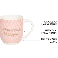 Mugs Personnalisés*Draeger Paris Mug En Céramique Avec Coffret Cadeau - Thème Famille