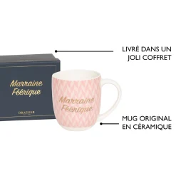 Mugs Personnalisés*Draeger Paris Mug En Céramique Avec Coffret Cadeau - Thème Famille
