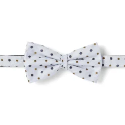 Nœuds Papillon*Draeger Paris Noeud papillon à pois bleu marine et camel