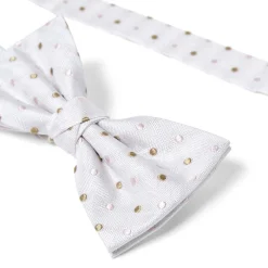 Nœuds Papillon*Draeger Paris Noeud papillon à pois roses et camel