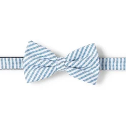 Nœuds Papillon*Draeger Paris Noeud papillon à rayures bleues et blanches