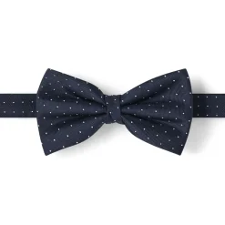 Nœuds Papillon*Draeger Paris Noeud papillon bleu marine à pois blancs