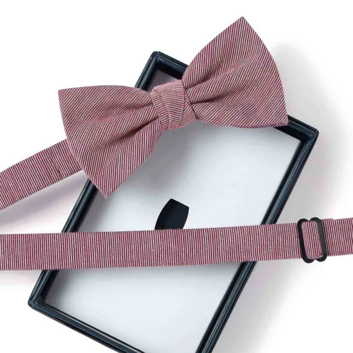 Nœuds Papillon*Draeger Paris Noeud papillon chiné rouge foncé