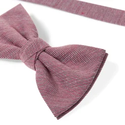 Nœuds Papillon*Draeger Paris Noeud papillon chiné rouge foncé