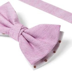 Nœuds Papillon*Draeger Paris Noeud papillon en denim rose