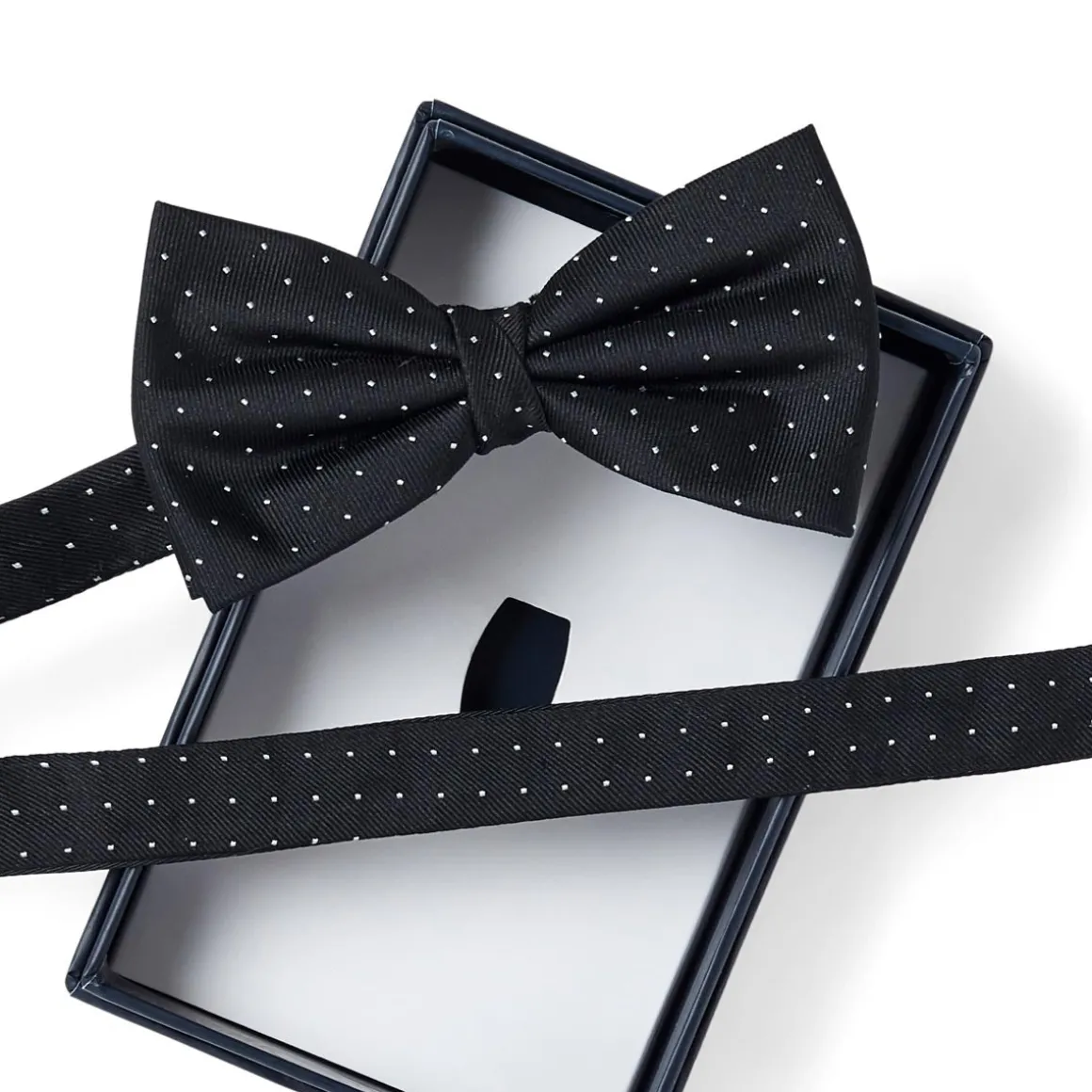 Nœuds Papillon*Draeger Paris Noeud papillon noir à pois blancs